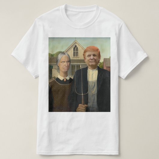 Trump - American Gothic T-shirt (Design voorkant)