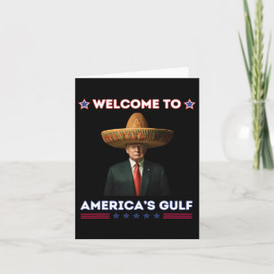 Trump America's Gulf Mexico President Trump Funny Kaart