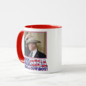 TRUMP-AMERIKA-COWBOY MOK (Voorkant links)