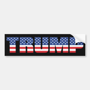 Trump Amerikaanse vlag Trump 2024 Bumpersticker