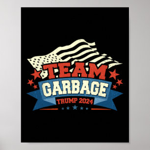 Trump Amerika's Favoriete Vuilnisman Trump In Afva Poster