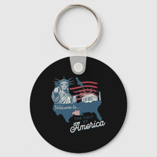 Trump Amerika's Golf Mexico Grappige Trump Amerika Sleutelhanger