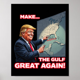 Trump Amerika's Golf Mexico President Trump Poster