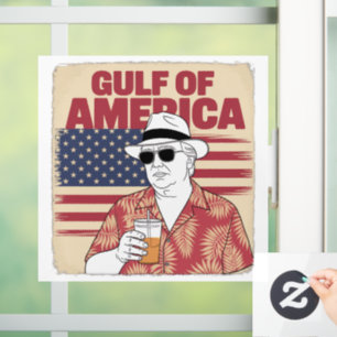 Trump Amerika's Golf Mexico President Trump Raamsticker