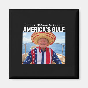 Trump Amerika's Golf Mexico President Trump Somber Magneet
