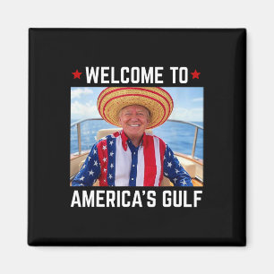 Trump Amerika's Golf Mexico President Trump Somber Magneet