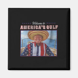 Trump Amerika's Golf Mexico President Trump Somber Magneet
