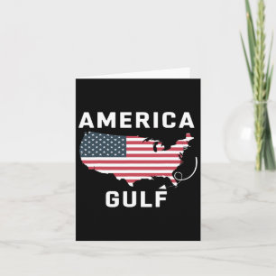 Trump Amerika's Golf Mexico Retro Amerikaanse kaar Kaart