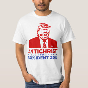 TRUMP ANTICHRIST for PRESIDENT 2016 Mannen T-shirt