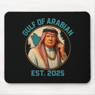 Trump Arabische Golf 2025 Grappig Trump Golf van A Muismat