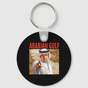 Trump Arabische Golf 2025 Grappig Trump Golf van A Sleutelhanger