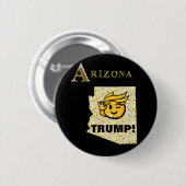 TRUMP ARIZONA RONDE BUTTON 5,7 CM (Voorkant /achterkant)