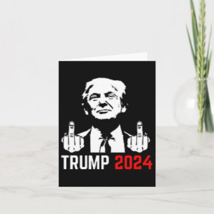 Trump arresteer deze vingers 2024 Amerika VS Flagf Kaart