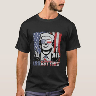 Trump arresteer dit grappige President Trump 2024  T-shirt