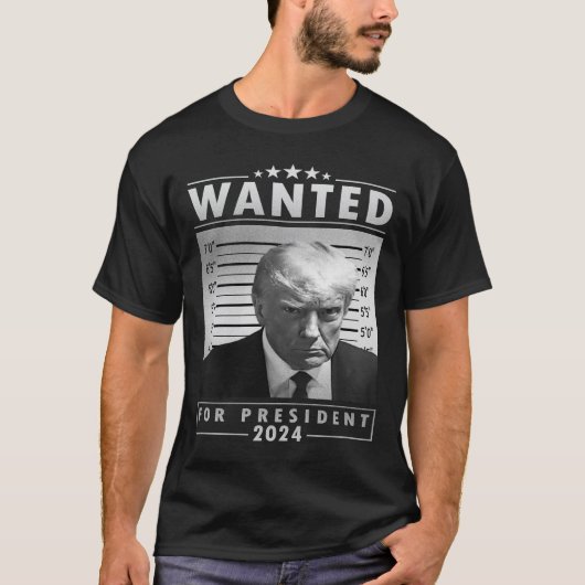 Trump arrête un T-shirt fusil (Devant)