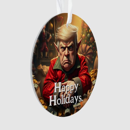 Trump As an Angry Christmas Elf (devant)
