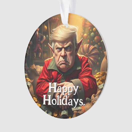 Trump As an Angry Christmas Elf (devant)