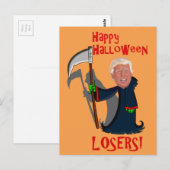Trump as Grim Reaper Halloween Briefkaart (Voorkant / Achterkant)