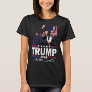 Trump Asination Bloody Ear Bleeding Butler Partum T-shirt