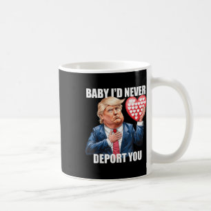 Trump Baby I zou je nooit uitzetten Koffiemok