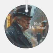 Trump Bah Humbug Glas Ornament (Voorkant)
