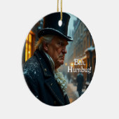 Trump Bah Humbug Keramisch Ornament (Rechts)