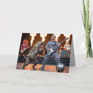 Trump Band From Hell Greeting Card Kaart