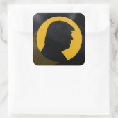 Trump Bat-Signal 3" Square Stickers x6 (Tas)