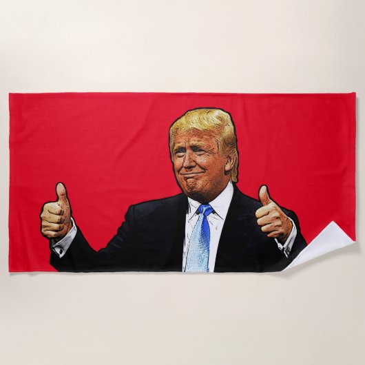 TRUMP BEACH TOWELS STRANDLAKEN (Voorkant)