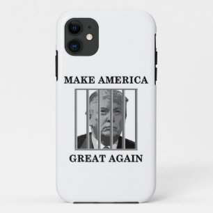 Trump Behind Bars iPhone 11 Hoesje