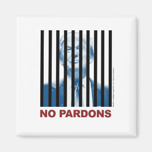 Trump Behind Bars - No Pardons 3 Magneet