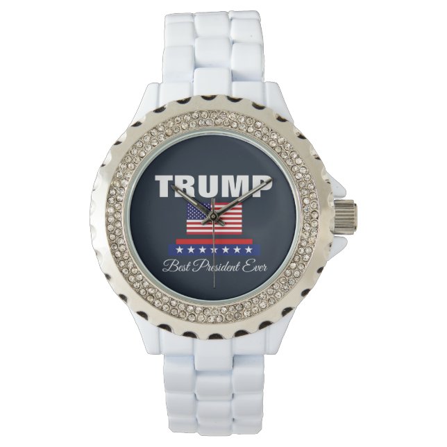 TRUMP BEST PRESIDENT OOIT WATCH HORLOGE (Voorkant)