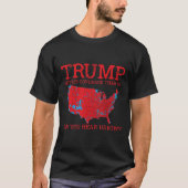 Trump beter dan 5G electorale kaart 2024 T-shirt (Voorkant)