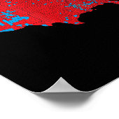 Trump betere dekking 2024 electorale interactieve poster (Hoek)