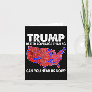 Trump betere dekking dan 5G-kaart Trump 5G-onderst Kaart