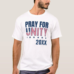Trump BID VOOR EENHEID Presidentsverkiezingen 2024 T-shirt