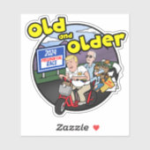 Trump & Biden Sticker - Dumb & Dumber Parodie (Vel)