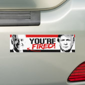 Trump: Biden You're Fired - PNG Bumpersticker (Op auto)