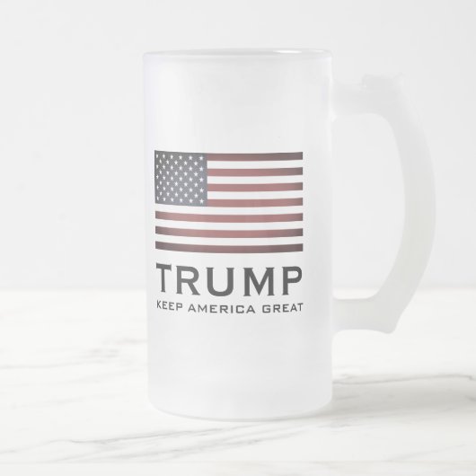 Trump bierstein glas - Keep America Great Matglas Bierpul (Rechts)