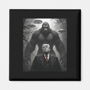 Trump Bigfoot Ufo Alien Ontmoeting Bezoek Complot Magneet