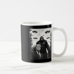 Trump Bigfoot Ufo Alien Ontmoeting Buitenaards Koffiemok