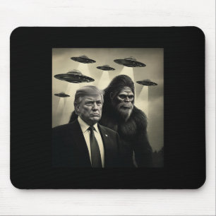 Trump Bigfoot Ufo Alien Ontmoeting Complot Grappig Muismat