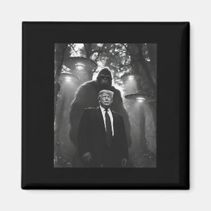 Trump Bigfoot Ufo Alien Ontmoeting Uap Invasie Con Magneet