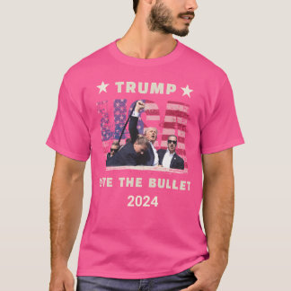 Trump bijt de kogel om Amerika te redden 2024 T-shirt