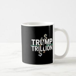 Trump biljoen politieke grafiek met Trump en Do Koffiemok