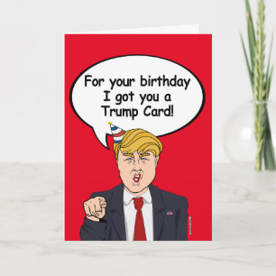 Trump Birthday Kaart - Voor je verjaardag heb ik j