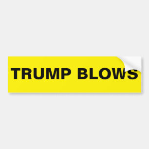 TRUMP BLAAST BUMPERSTICKER