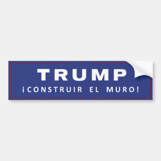 Trump Bouw De Muur Bumpersticker