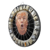 Trump bouwt een wanddartboard dartbord (Voorkant Rechts)