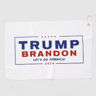 Trump Brandon 2024™ Election Golf Towel Golfhanddoek